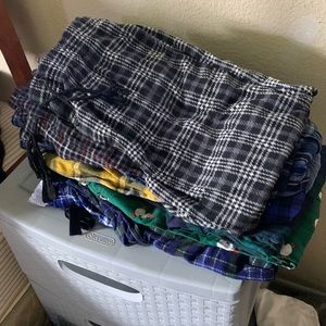 Bundle of 11 mens pajama pants